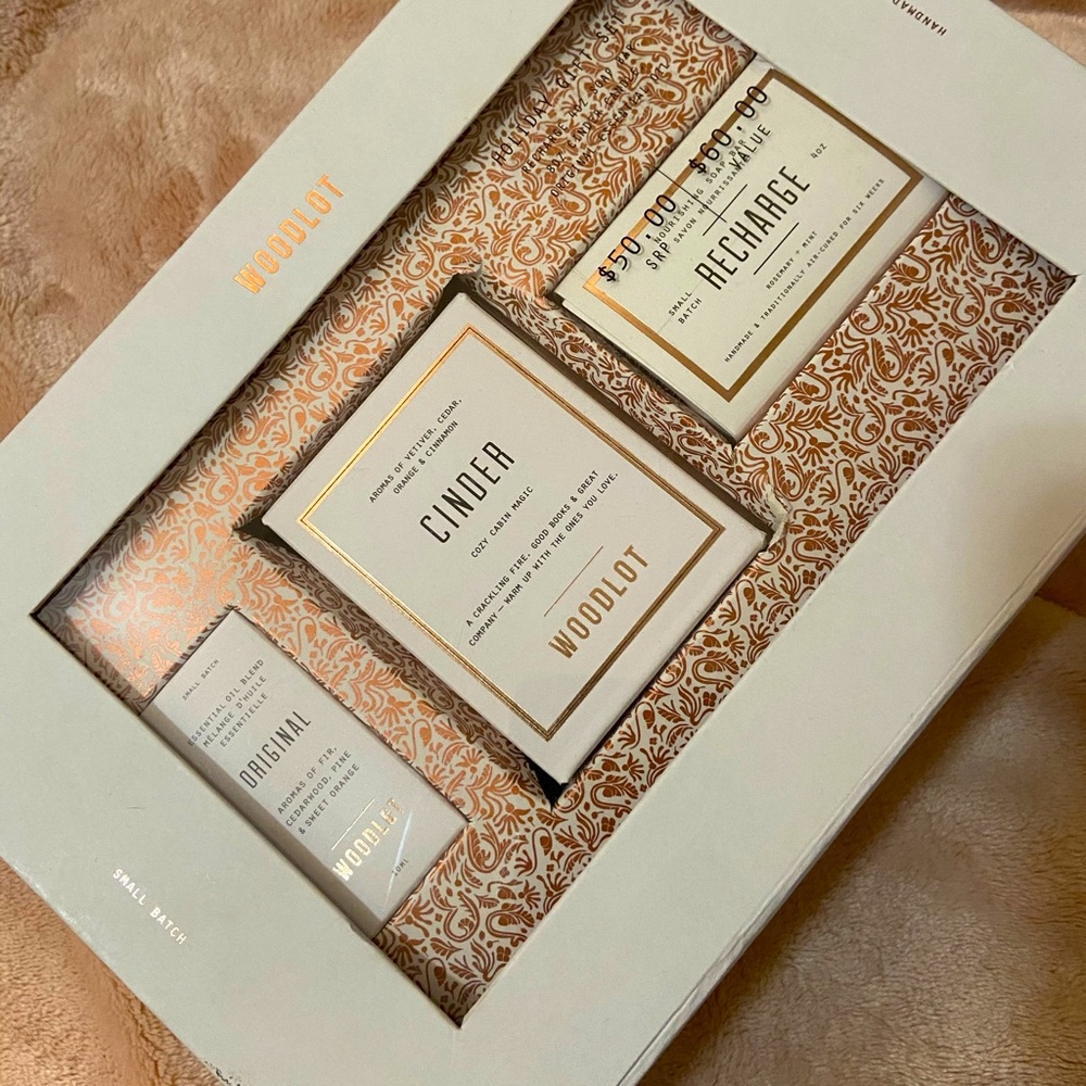 NWT Woodlot small batch made gifts set